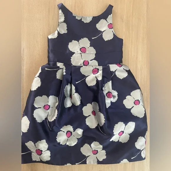 janie and jack birthday dress Janie & Jack Green Floral Belted Dress NWT- Size 2T main image 0